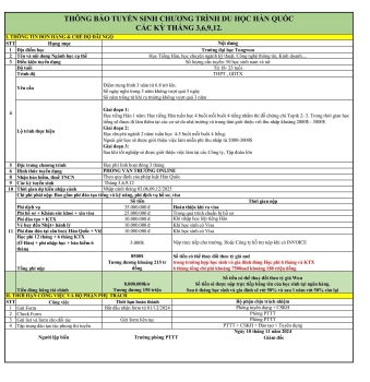 Du học Hàn Quốc Đại học Tongwon 동원