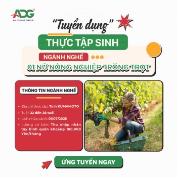 ĐƠN HÀNG XUẤT KHẨU LAO ĐỘNG NHẬT BẢN NGÀNH NÔNG NGHIỆP TRỒNG TRỌT TỈNH KUMAMOTO